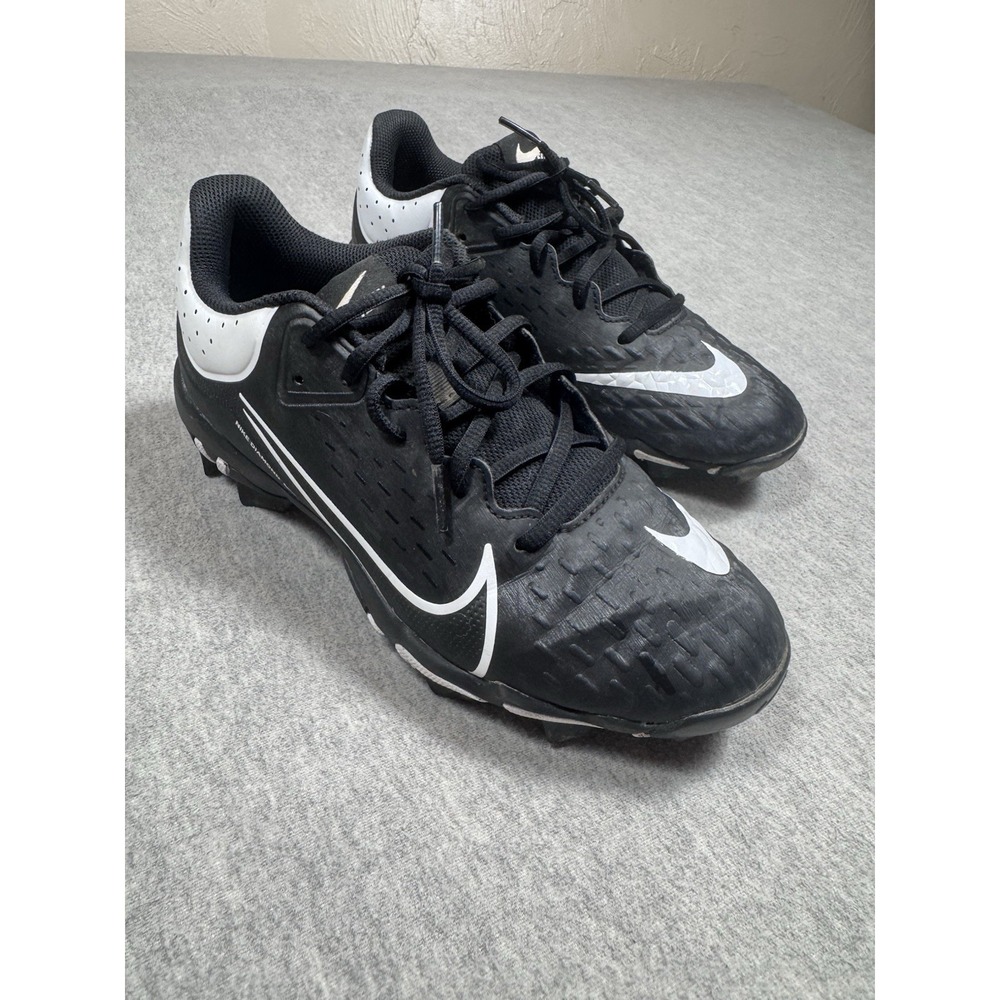 Nike Hyperdiamond 4 Fastflex Black/White Womens US8 Softball Cleats Shoes